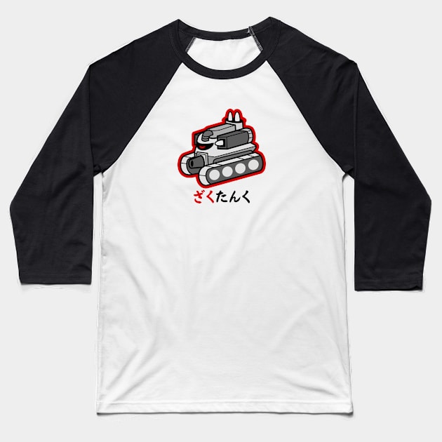 Zaku Tank Baseball T-Shirt by Johnitees